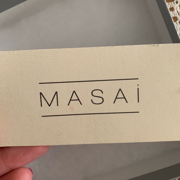 NWT Masai Adelphe Jet Bead Tassel Necklace - Picture 5 of 5